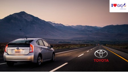 Toyota car insurance coverage in the UAE with GIG Gulf
